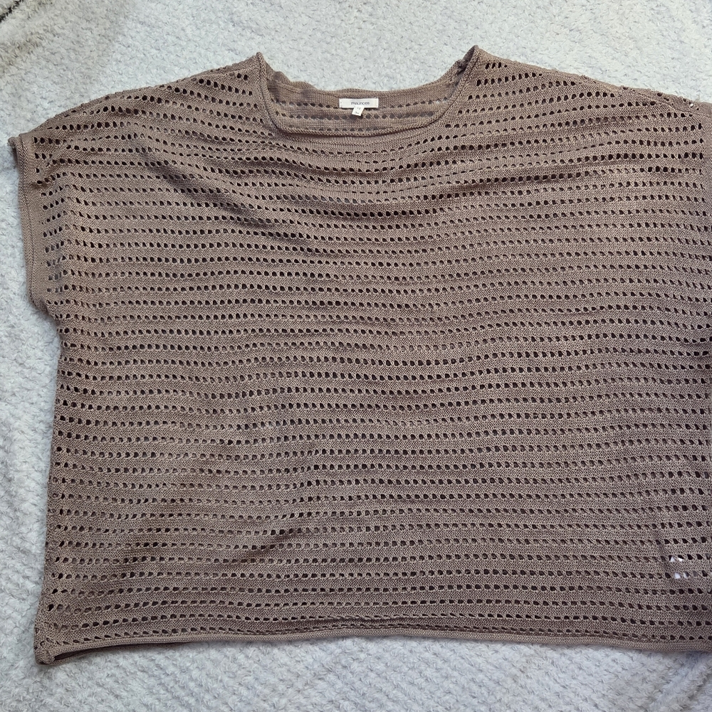 Women's Brown Knit Shorts